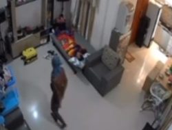 Viral CCTV Rumah Dimasuki Pencuri, Para Penghuni Langsung Bangun Teriak dan Lari Kebingungan