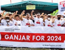 Ribuan Anak Muda di Yogyakarta Deklarasikan Ganjar Pranowo Presiden 2024